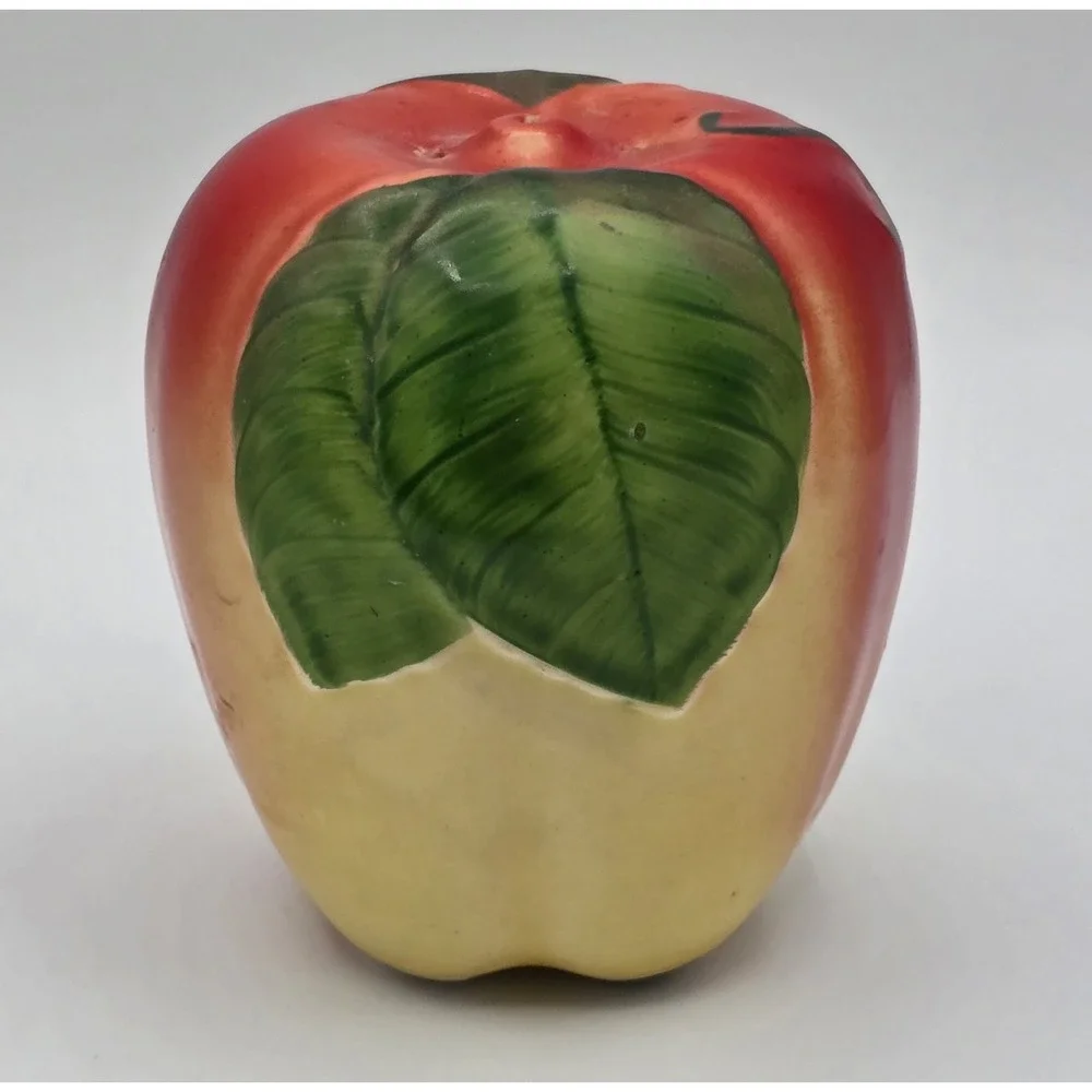 Vintage Hull Pottery Blushing Apple Salt Shaker  ‎ 3 1/2